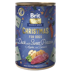 BRIT CARE Conserva pentru caini, Rata, editie Craciun 400g