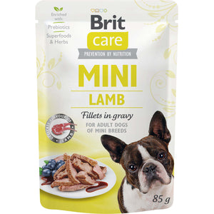 BRIT CARE Dog Mini Plic, File de miel, in sos 85g