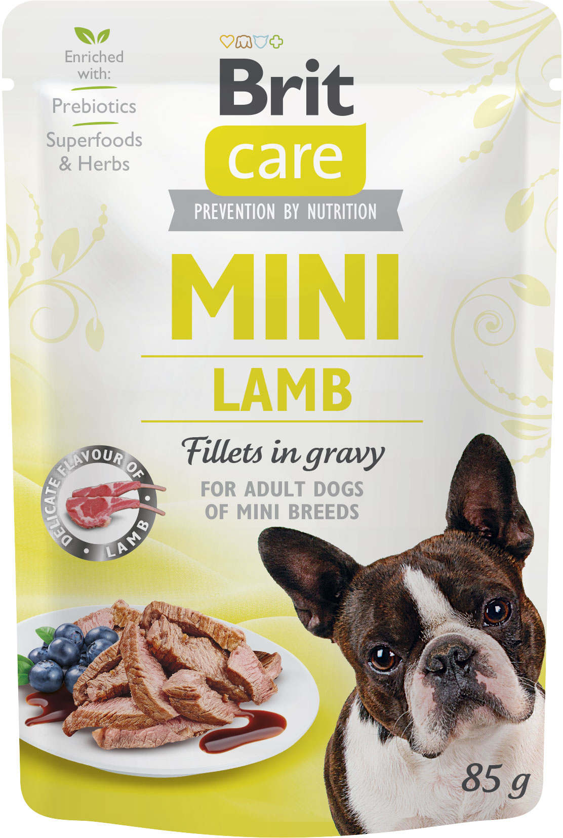 BRIT CARE Dog Mini Plic, File de miel, in sos 85g