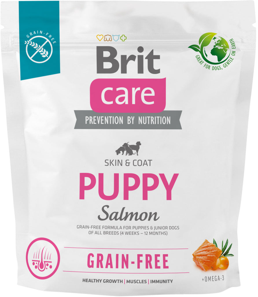 BRIT CARE Grain-free PUPPY, cu Somon şi Cartofi - Maxi-Pet.ro