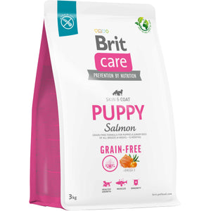 BRIT CARE Grain-free PUPPY, cu Somon si Cartofi 3kg