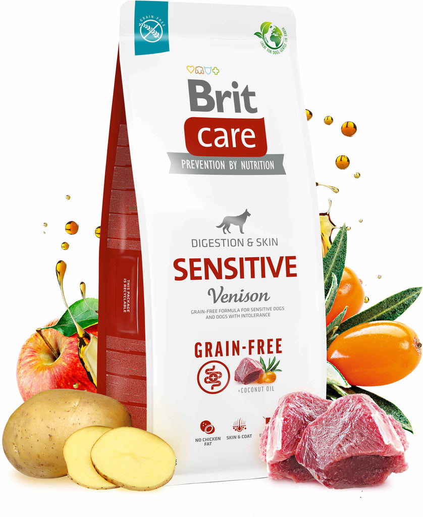 BRIT CARE Grain-free Sensitive, cu Vanat si Cartofi