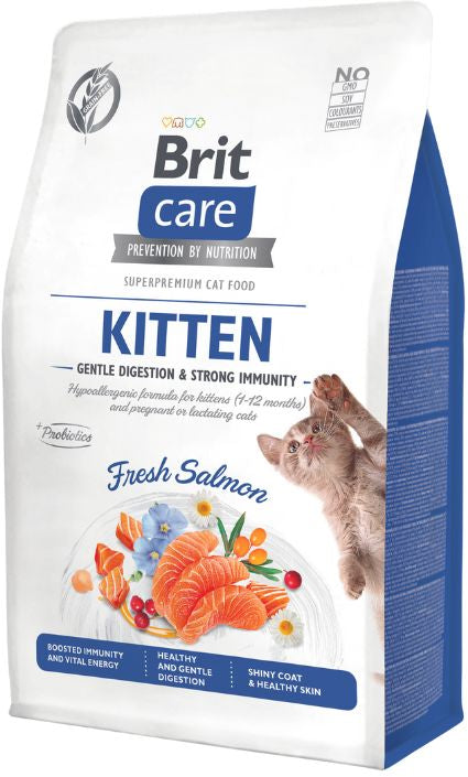 BRIT CARE Hrana uscata pentru KITTEN, Gentle Digestion & Strong Immunity