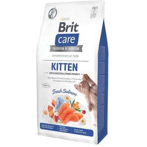 BRIT CARE Hrana uscata pentru KITTEN, Gentle Digestion & Strong Immunity 7kg