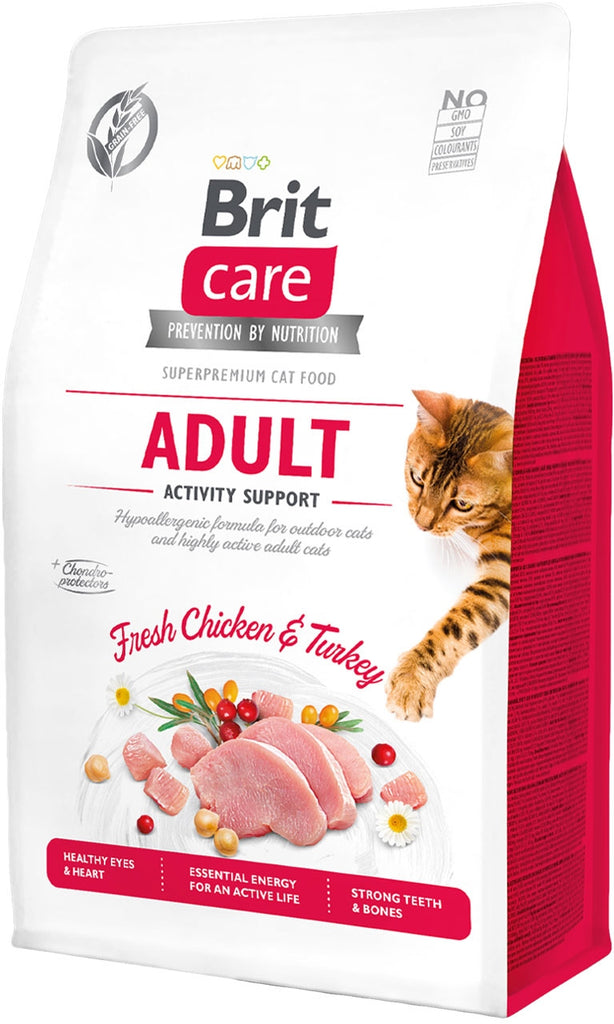 BRIT CARE Hrana uscata pentru pisici, Activity Support