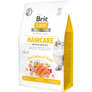 BRIT CARE Hrana uscata pentru pisici, Haircare Healthy & Shiny Coat