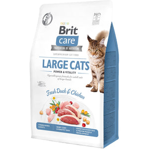 BRIT CARE Hrana uscata pentru pisici de talie mare, Power & Vitality
