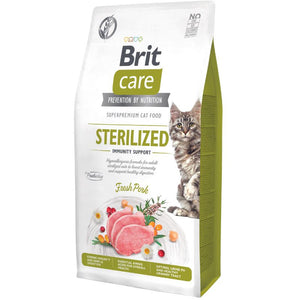 BRIT CARE Hrana uscata pentru pisici sterilizate, Immunity Support 7kg