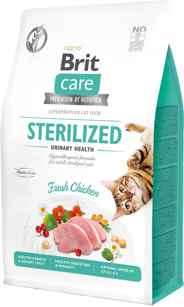 BRIT CARE Hrana uscata pentru pisici sterilizate, Sterilized Urinary Health