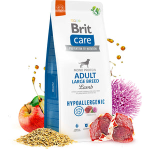 BRIT CARE Hypoallergenic Adult Large Breed, cu Miel si Orez 