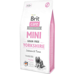 BRIT CARE Mini Grain Free Yorkshire Somon si Ton 7kg