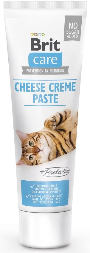 BRIT CARE Pasta pentru pisici,  cu branza, imbogatita cu prebiotice 100g