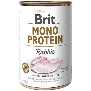BRIT Conserva monoproteica pentru caini, cu Iepure 400g