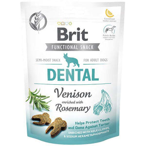 BRIT Functional Snack Dental, recompensa pentru caini, cu Vanat 150g