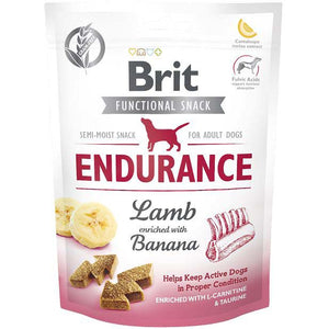 BRIT Functional Snack Endurance, recompensa pentru caini, cu Miel 150g