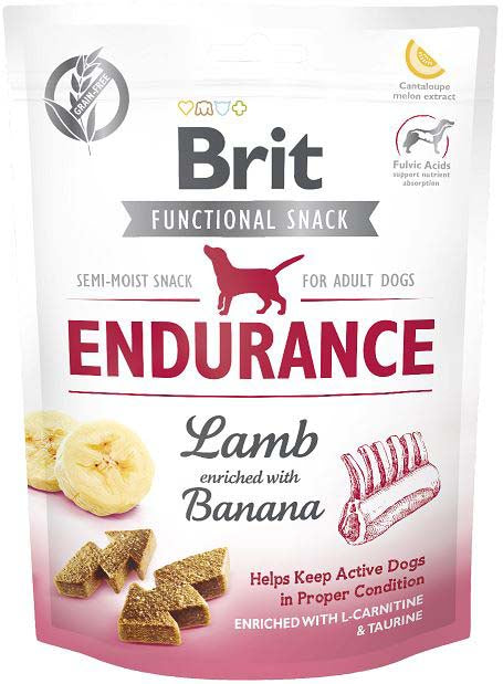 BRIT Functional Snack Endurance, recompensă pentru câini, cu Miel 150g - Maxi-Pet.ro