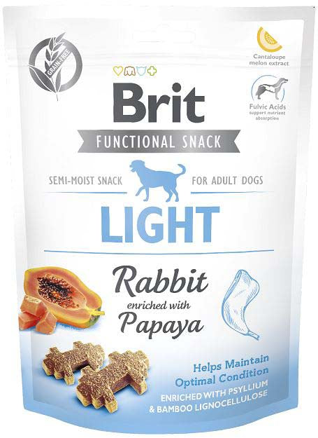 BRIT Functional Snack Light, recompensă pentru câini, cu Iepure 150g - Maxi-Pet.ro