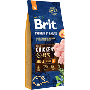 BRIT Premium by Nature Adult Medium Breed 15kg