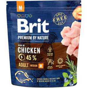 BRIT Premium by Nature Adult Medium Breed 1kg
