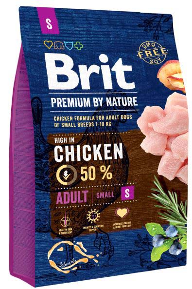 BRIT Premium by Nature Adult Small Breed 3kg