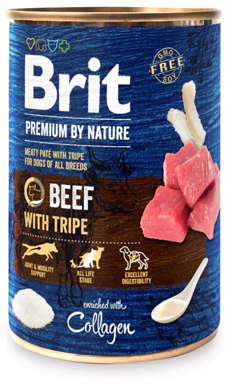 BRIT Premium by Nature Conserva pentru caini, Vita cu maruntaie