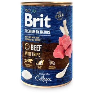BRIT Premium by Nature Conserva pentru caini, Vita cu maruntaie 400g