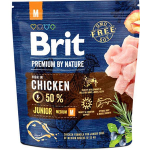 BRIT Premium by Nature JUNIOR Medium Breed 1kg