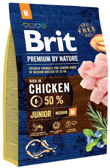 BRIT Premium by Nature JUNIOR Medium Breed 3kg