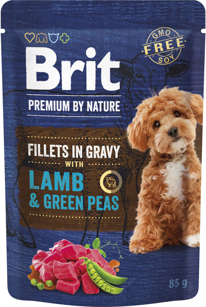 BRIT PREMIUM by Nature Plic, File de Miel cu mazare, in sos 85g 