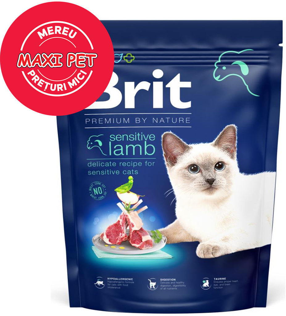 BRIT Premium hrana pentru pisici, Sensitive 1,5kg