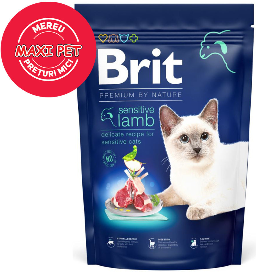 BRIT Premium hrana pentru pisici, Sensitive 8kg
