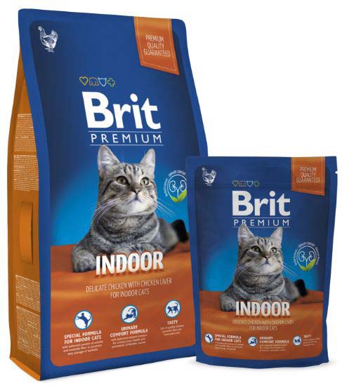 BRIT Premium hrana pentru pisici adulte, Indoor 300g