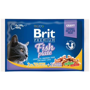 BRIT PREMIUM plic, MULTIPACK Peste 400g (4x100g)