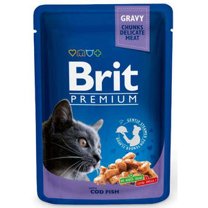BRIT PREMIUM plic, Peste cod 100g