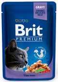 BRIT PREMIUM plic, Peşte cod 100g