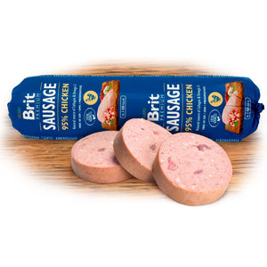 BRIT PREMIUM Salam pentru caini, cu Pui 800g