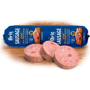 BRIT PREMIUM Salam pentru caini, Sport, cu Vita şi Peşte 800g