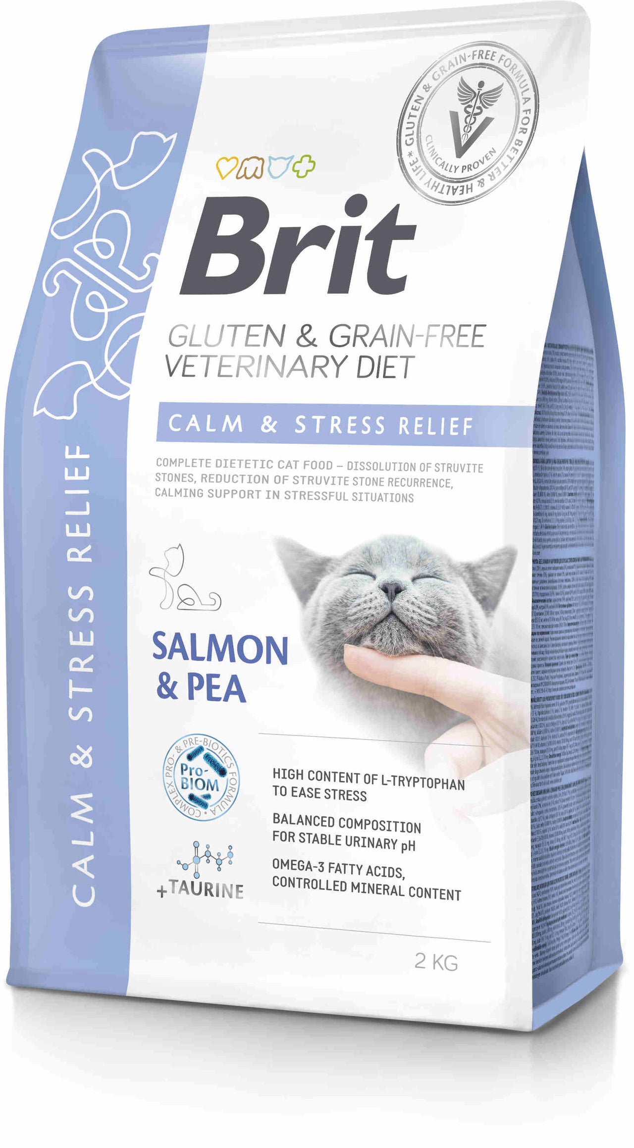 BRIT VD Calm & Stress pentru pisici, calmarea si reducerea stresului 2kg