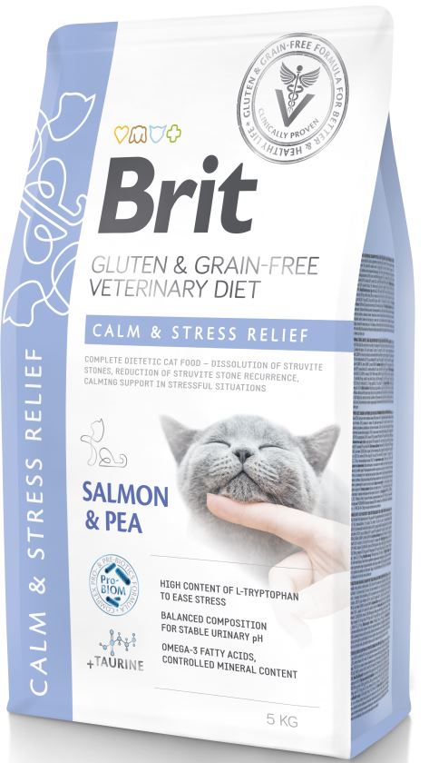 BRIT VD Calm & Stress pentru pisici, calmarea si reducerea stresului 5kg