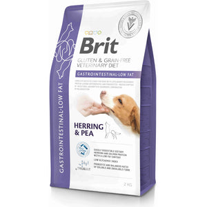 BRIT VD Gastrointestinal Low fat caini, reducerea tulburarilor intestinale 2kg