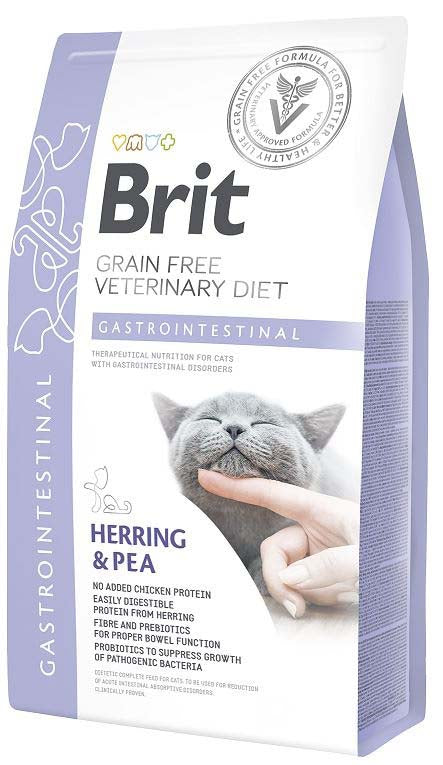 BRIT VD Gastrointestinal pentru pisici, reducerea tulburarilor intestinale