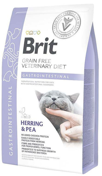BRIT VD Gastrointestinal pentru pisici, reducerea tulburarilor intestinale