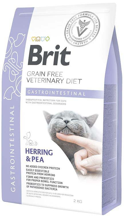 BRIT VD Gastrointestinal pentru pisici, reducerea tulburarilor intestinale 2kg
