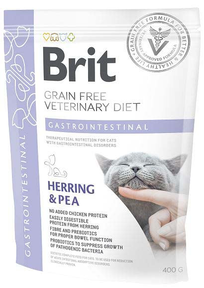 BRIT VD Gastrointestinal pentru pisici, reducerea tulburarilor intestinale 400g