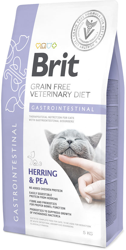 BRIT VD Gastrointestinal pentru pisici, reducerea tulburarilor intestinale 5kg