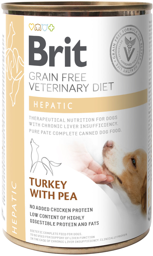 BRIT VD Hepatic Conserva pentru caini, sprijinirea functiei hepatice 400g