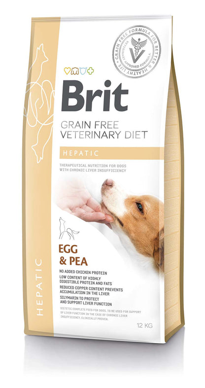 BRIT VD Hepatic pentru caini, sprijinirea functiei hepatice 12kg