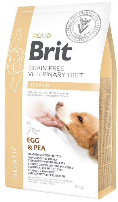 BRIT VD Hepatic pentru caini, sprijinirea functiei hepatice 2kg