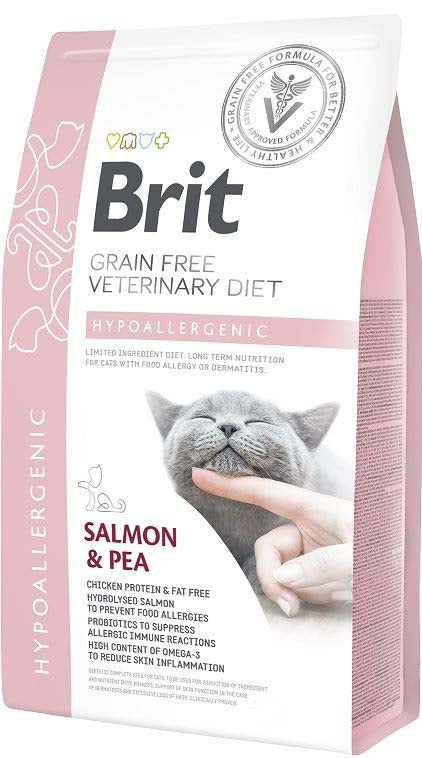 BRIT VD Hypoallergenic pentru pisici, reducerea intolerantei la hrana