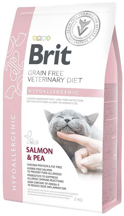BRIT VD Hypoallergenic pentru pisici, reducerea intolerantei la hrana 2kg